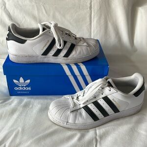 Adidas Superstar Classic White Sneakers